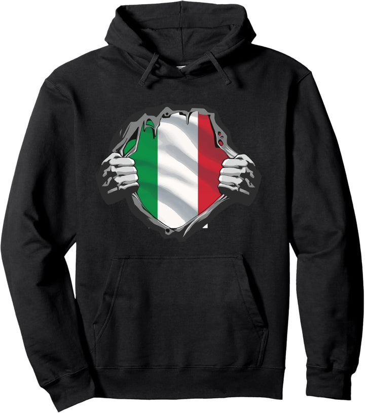 Flagge Italien Pullover Hoodie