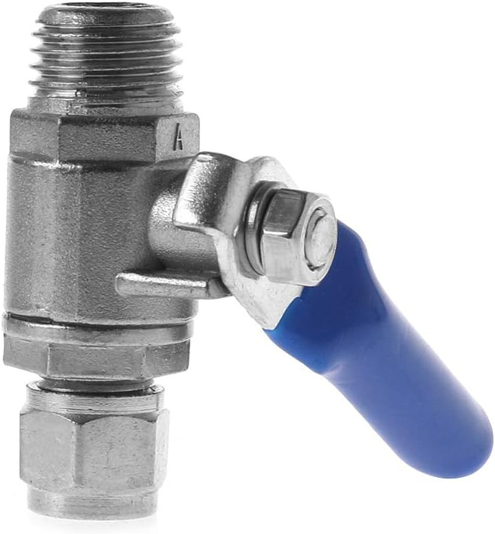Wasserreiniger Umkehrosmose T-Stück-Einlass für Set 1/2 Zoll bis 1/4 Zoll Wanne Kunststoff + Kupfer