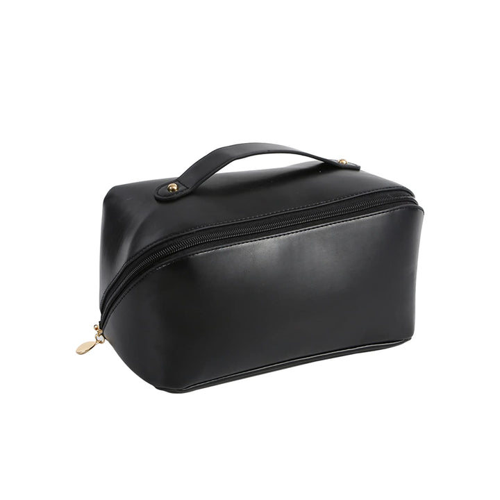CORIOS Grosse Kapazität Kosmetiktasche Wasserdicht Kulturtasche Leder Schminktasche Multifunktions K