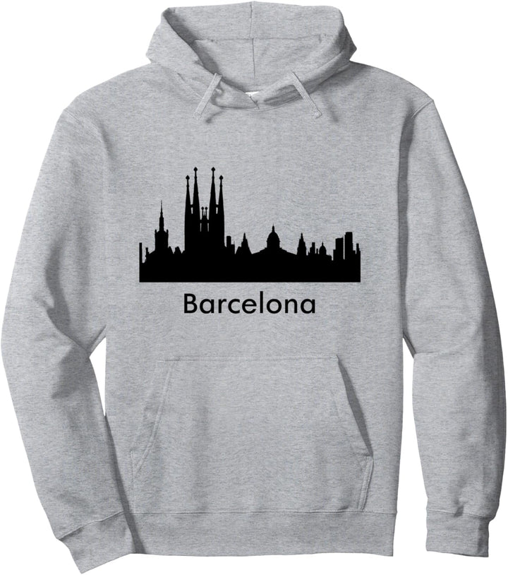 Barcelona Graphic Tees - Novelty T-Shirts & Cool Designs Pullover Hoodie