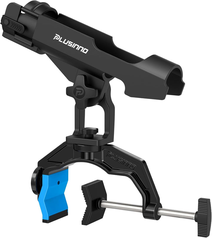 PLUSINNO Angelrutenhalter für Boote, Angelausrüstung mit vergrössertem Clip, innovatives Design in D