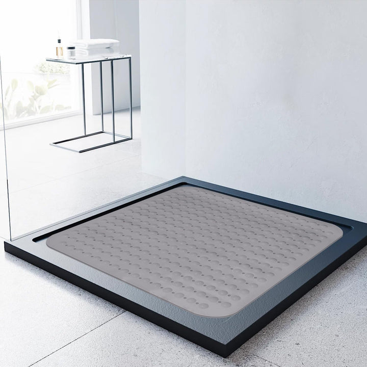 Lurowo Duschmatte rutschfest 80x80cm Duscheinlage, Antirutschmatte mit Saugnäpfe für Dusche oder Bad