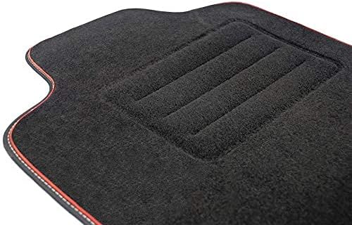 Velour Fussmatten Satz für Dodge Challenger III (ab 2008) Premium Qualität - 4-teilig - Passgenau
