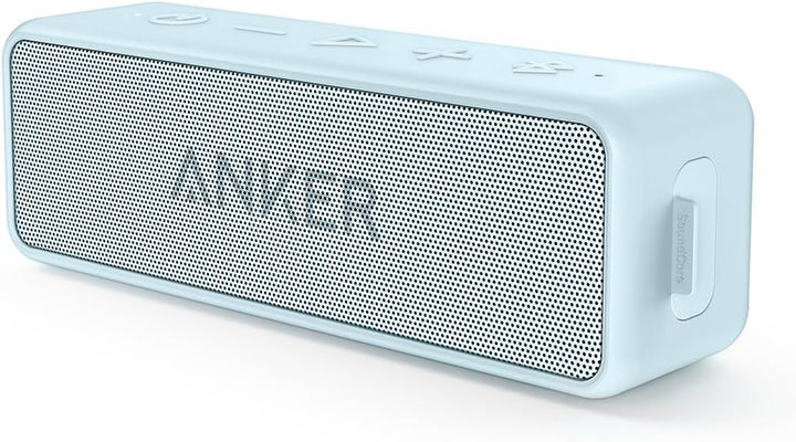 soundcore Anker 2 Portable Bluetooth Speaker with 12W Stereo Sound, BassUp, IPX7 Waterproof, 24-Hour