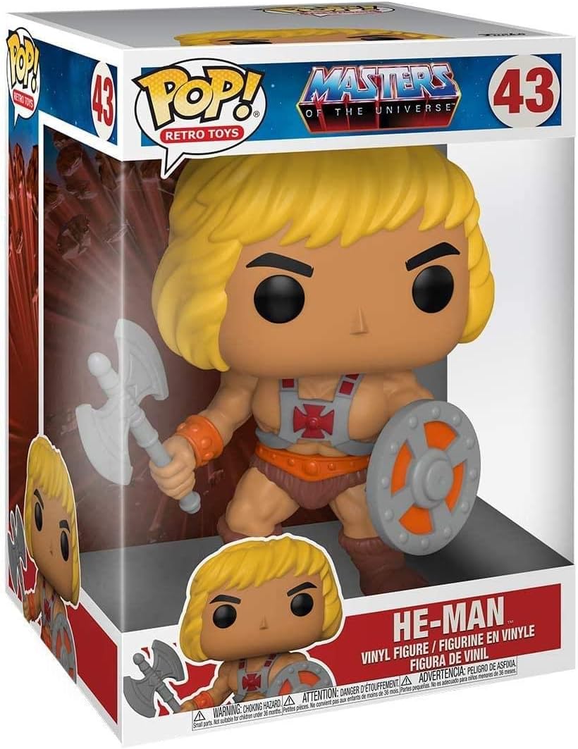 Funko Masters of The Universe 10" He-Man Pop! Vinyl Universe-10 - Vinyl-Sammelfigur - Geschenkidee -