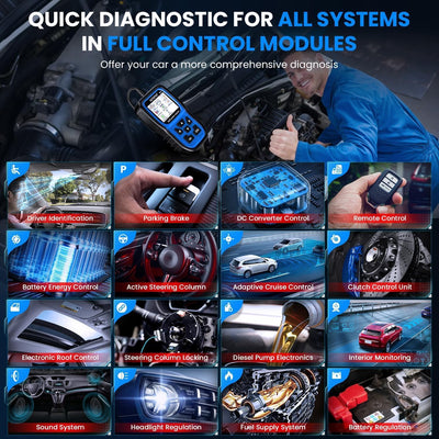 AUTOPHIX 5600 Vollsysteme OBD2 Diagnosegerät Kompatibel mit VAG OBD2 Scanner Codeleser mit Motor ABS