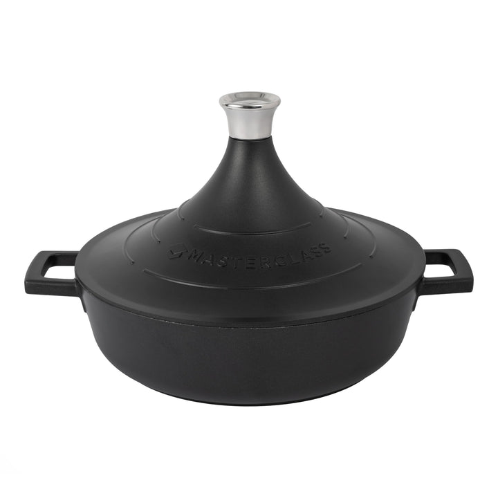 MasterClass Tajine-Form aus Aluminiumguss mit selbstbindendem Kegeldeckel, 4 l, Antihaftbeschichtung