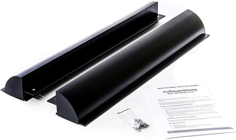 WATTSTUNDE Solarmodul Kabeldurchführung - Haltespoiler Dachbefestigungen Dachdurchführung in schwarz