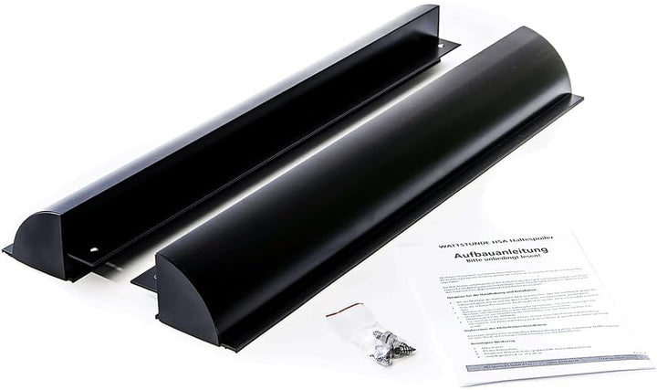 WATTSTUNDE Solarmodul Kabeldurchführung - Haltespoiler Dachbefestigungen Dachdurchführung in schwarz