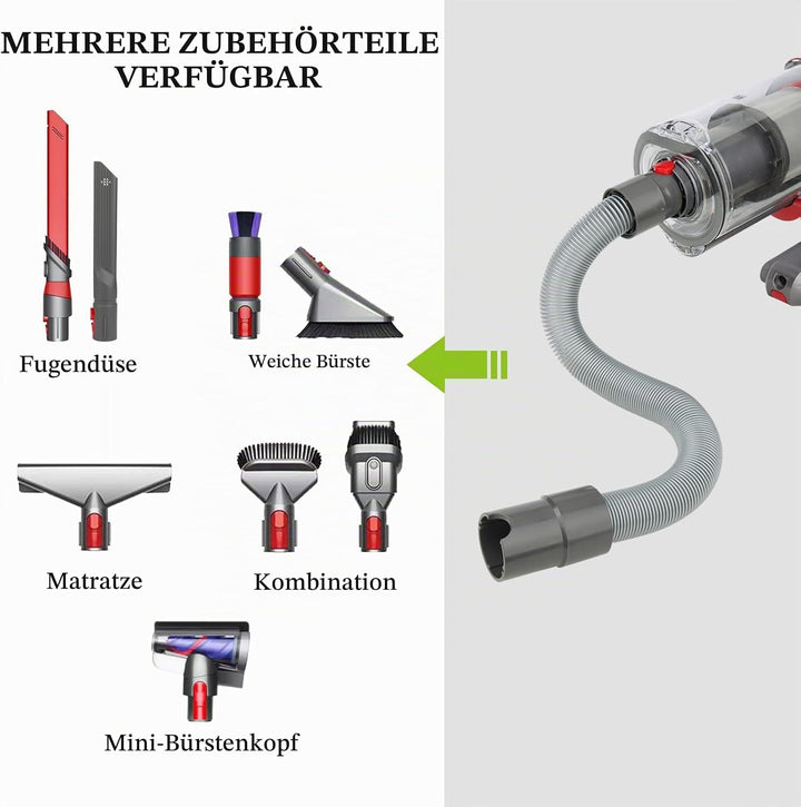 Ersatz Stretch Schlauch Verlängerung Zubehör für Dyson Gen5 G5 V15 V12 V11 V10 V8 V7 SV10 SV11 Staub