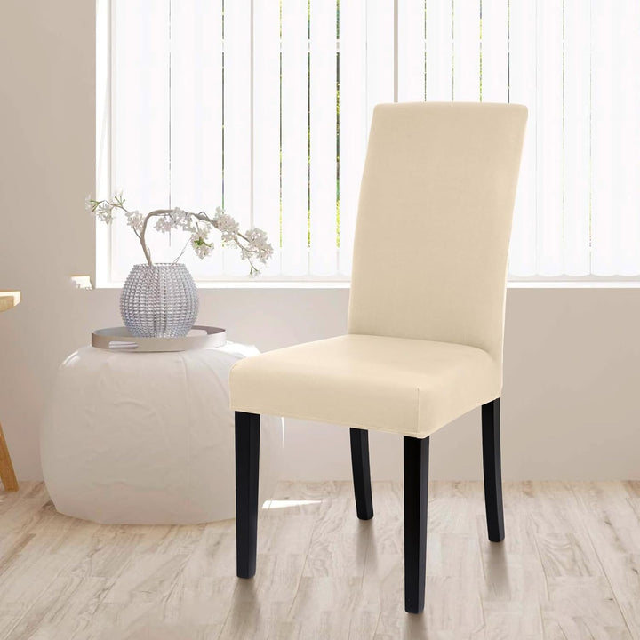 Yugarlibi Stuhlhussen 6er Set Stretch Stuhlhussen Schwingstuhl Elastische Hussen Stuhlbezug Abnehmba