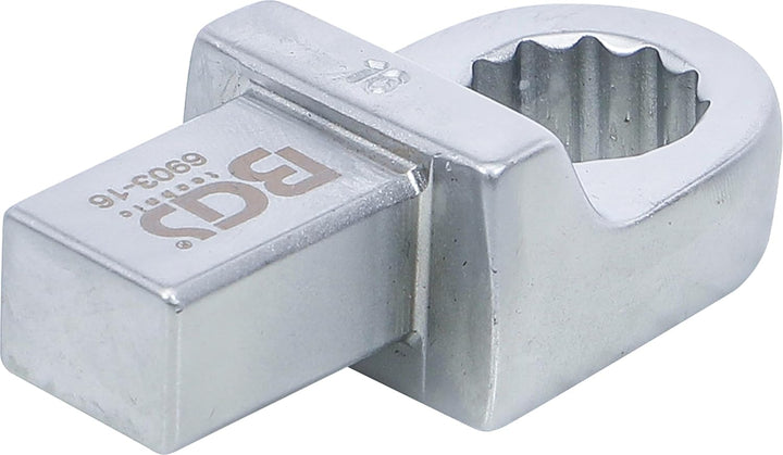 BGS 6903-16 | Einsteck-Ringschlüssel | 16 mm | Aufnahme 14 x 18 mm, 16 mm