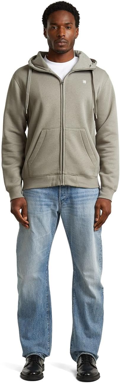 G-STAR Herren Premium Core Hooded Sweatshirt XS Beige (Elephant Skin D16122-c235-g106), XS Beige (El