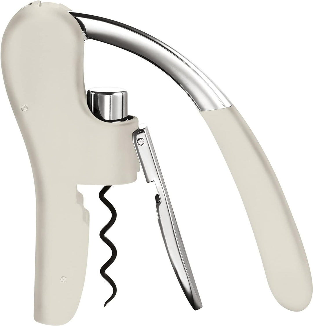 blomus -LEVERMAN PRO- automatischer Korkenzieher, integrierter Folienschneider, einfache Handhabung,