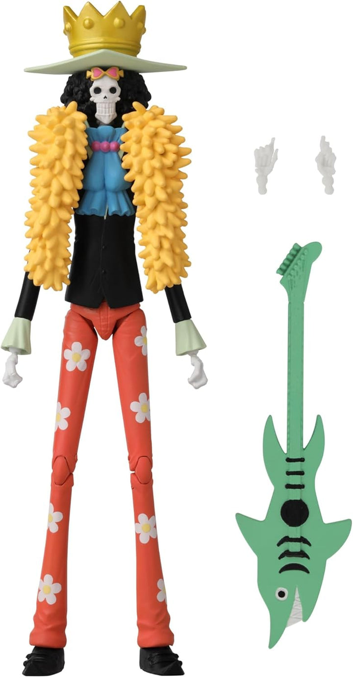 BANDAI – Anime Heroes - One Piece - Anime Heroes Figur 17 cm - Brook - 37006, Brook