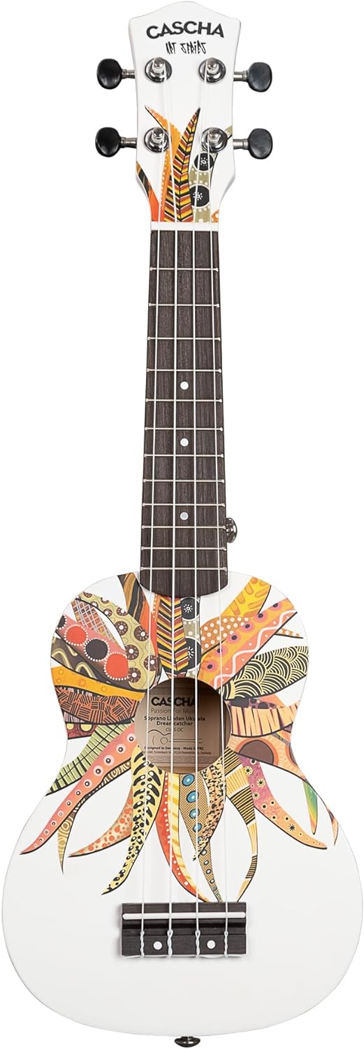Soprano Ukulele Linden Dreamcatcher (incl. Bag, 3 Picks)