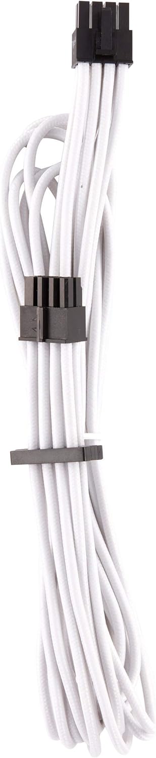 Corsair Premium Sleeved Netzteil Starter-Kabel-Set Typ4 (Generation 4-Serie) Weiss Starter-Set Weiss