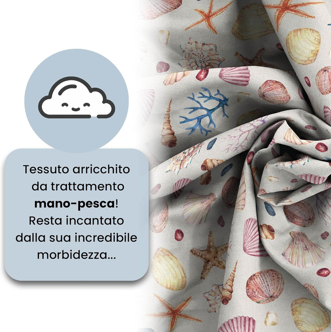 Italian Bed Linen MB Home Italy Fashion Bettbezug Set, Marea, Doppelbett, Marea