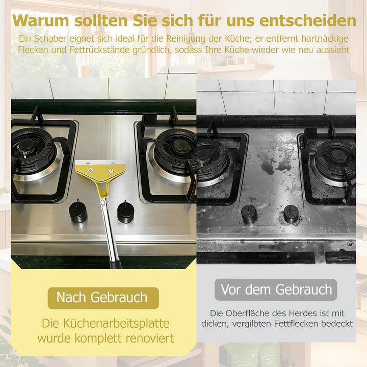 3 Stück Tapetenentferner Set, Tapetenschaber mit 30 Klingen, Tapetenschaber mit Gummigriff für Entfe