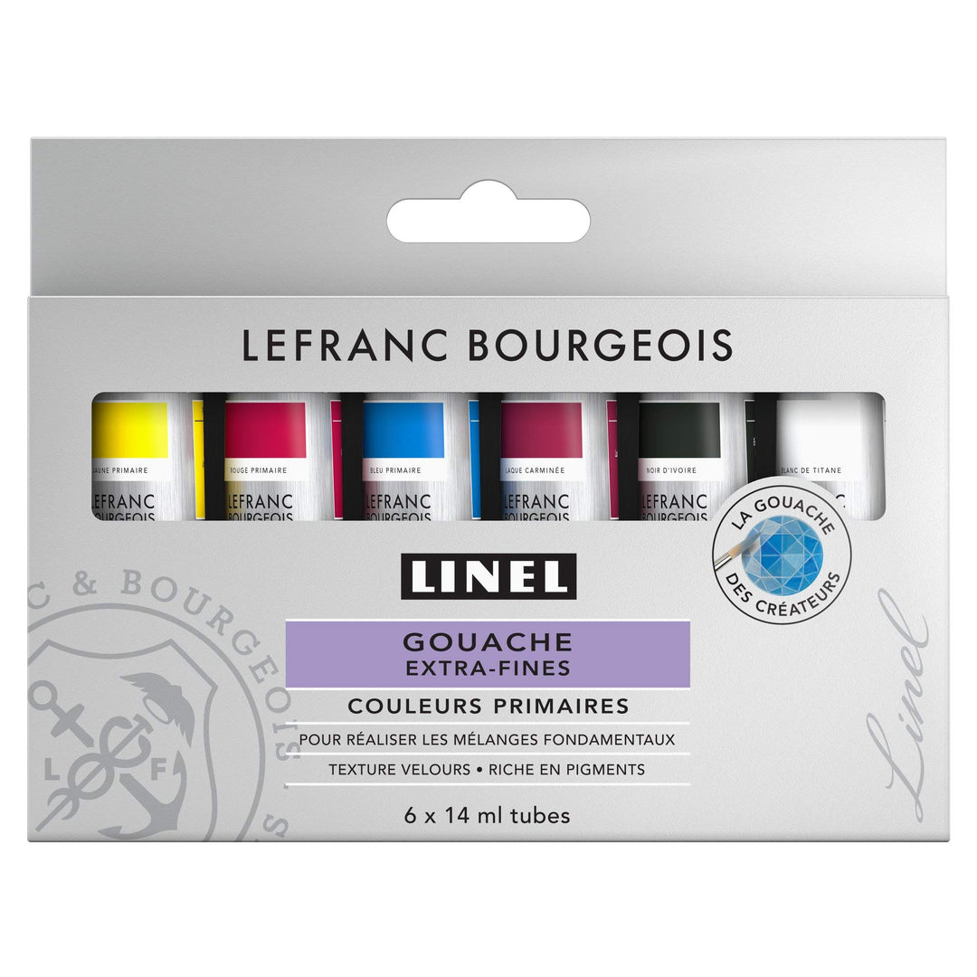 Lefranc & Bourgeois 301239 Linel Gouache extrafeine und geschmeidige Wasserfarben mit maximaler Farb