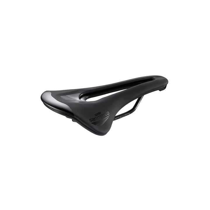 Selle San Marco Unisex – Erwachsene Shortfit 2.0 Comforto-fit Dynamic Sattel L Schwarz, L Schwarz