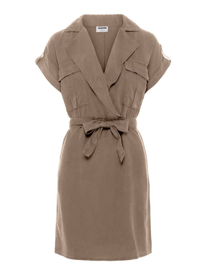 Noisy may Damen Blusenkleid Vera, S Beaver Fur