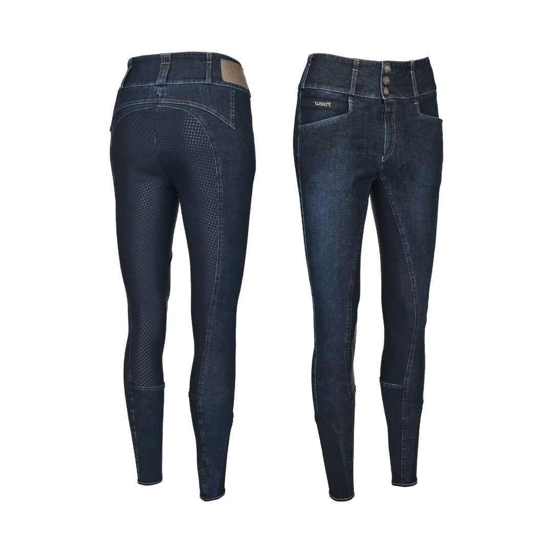 Pikeur Damen Candela Jeans Reithose Denim Spot, 40 Blau