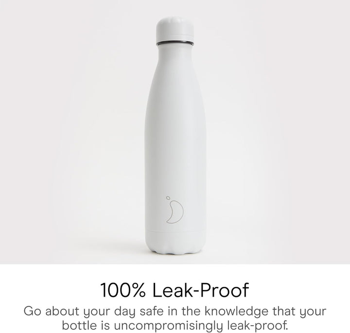 Chilly's Original Trinkflasche - Isolierflasche aus Edelstahl, Wiederverwendbare Thermoflasche für h