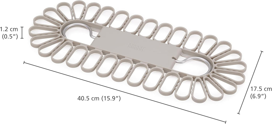 Joseph Joseph Petal 32 Clips Wäscheständer, Ideal für Socken/Unterwäsche, Langlebige Aluminiumhaken,