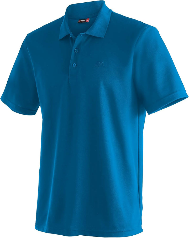 Maier Sports Herren Polo-Shirt Ulrich, Kurzarm piqué Polohemd, Mary Poppins, L