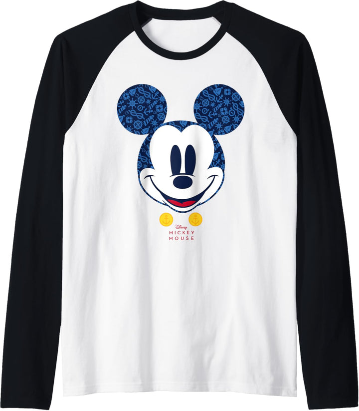 Disney Year of the Mouse Nautical Mickey August Raglan