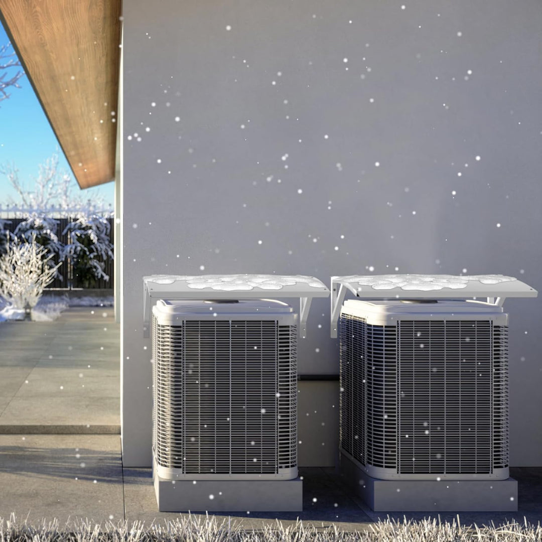 Klimaanlage Abdeckung für Aussengeräte, Vordach Terrasse UV Regen Schnee Sonnenschutz, Mini Split Wä