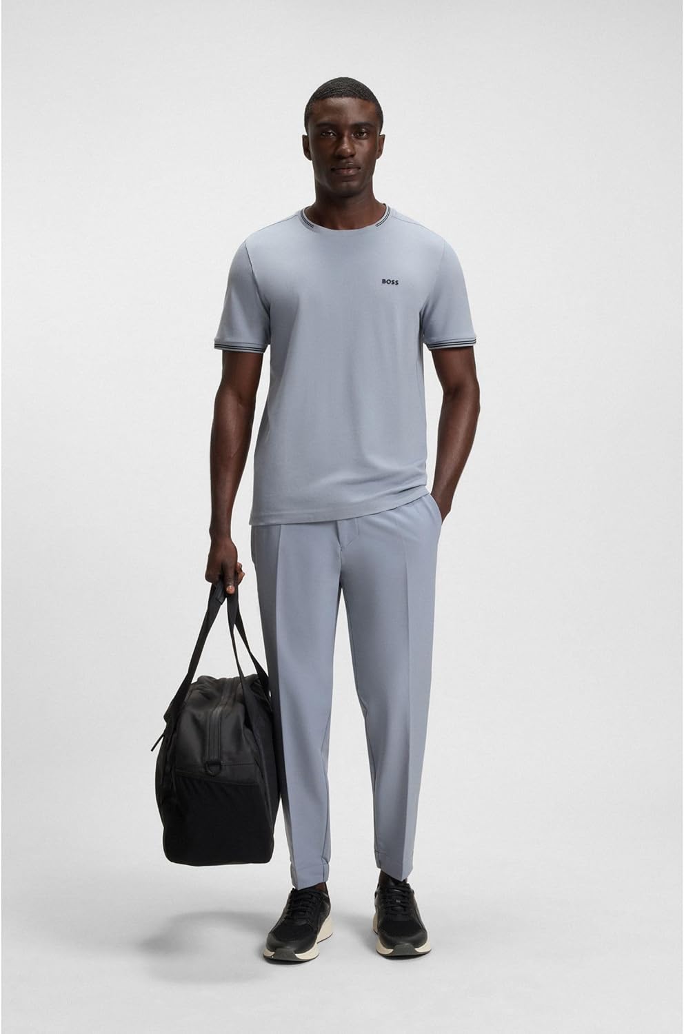 BOSS Herren Trousers_Flat T Flex 50 026dark Grey, 50 026dark Grey