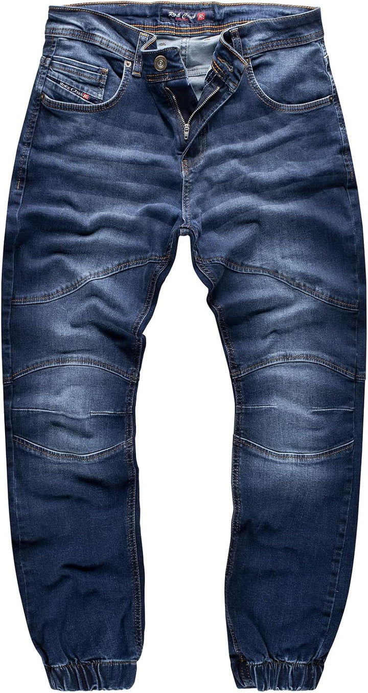 Rock Creek Herren Jeans Hose Tapered Fit M74 33W / 30L Rc-2183-blau, 33W / 30L Rc-2183-blau