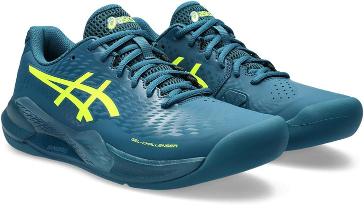 ASICS Gel-Challenger 14 Indoor 41.5 EU Restful Teal Safety Yellow, 41.5 EU Restful Teal Safety Yello