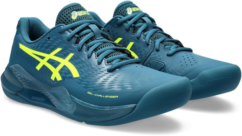 ASICS Gel-Challenger 14 Indoor 41.5 EU Restful Teal Safety Yellow, 41.5 EU Restful Teal Safety Yello