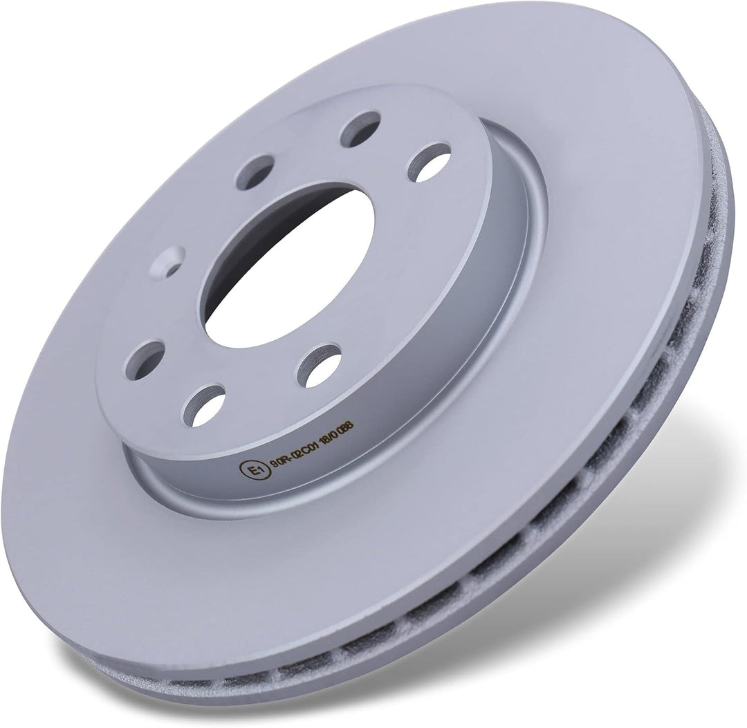 ATE Bremsenset Vorderachse inkl. Bremsscheiben vorne Ø 240 mm belüftet und Bremsbeläge vorne Kompati