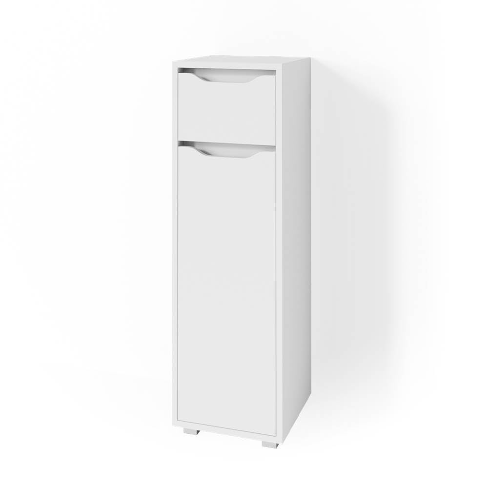 Vicco Midischrank Ruben, Weiss, 30 x 97.5 cm, zur Aufbewahrung im Bad, kompatibel mit Ruben Collecti