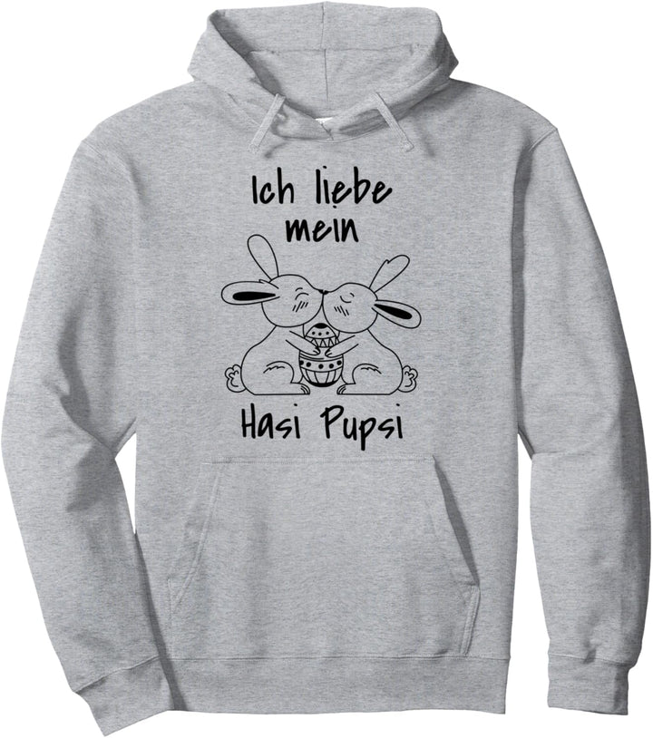 Ich liebe mein Hasi Pupsi Liebe Valentinstag Ostern lustiges Pullover Hoodie