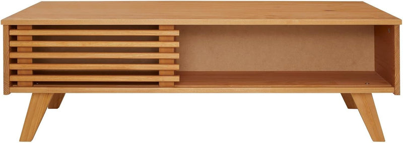 IDIMEX Couchtisch Sean, mit 2 Fächern in braun, eleganter Beistelltisch im skandinavischen Design, p