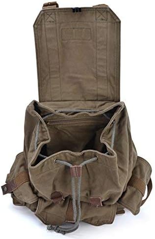Gootium Herren/Damen Canvas Wanderrucksack 21101 - armygreen