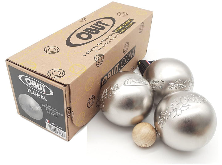 FLORAL Obut Loisir INOX - Klassische Petanque Boule Kugel aus Frankreich