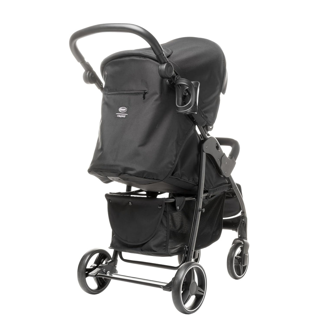 Rapid kinderwagen buggy bis 22 kg, kompakter buggy, klein, leicht und stabil, amortisierte Räder (Sc