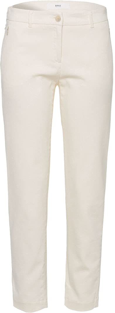 BRAX Damen Style Maron Chino Uni Hose 32W / 30L Offwhite, 32W / 30L Offwhite