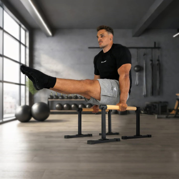 Parallettes, Calisthenics Equipment for Handstand, Push Ups & More, Push Up Handles for Home & Outdo