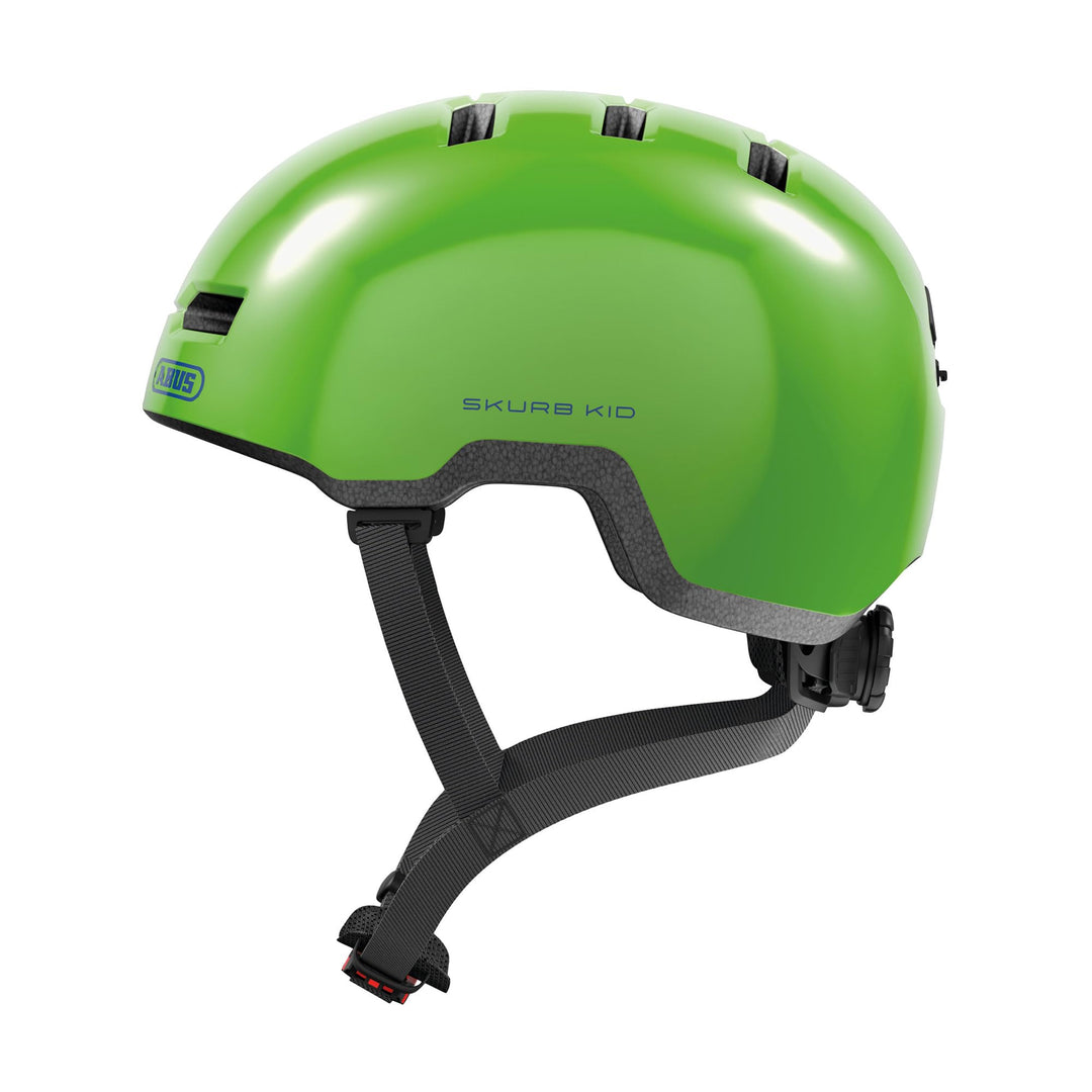 ABUS Kinderhelm Skurb Kid - robuster Fahrradhelm im Skater-Look mit Platz für einen Zopf und vielfäl
