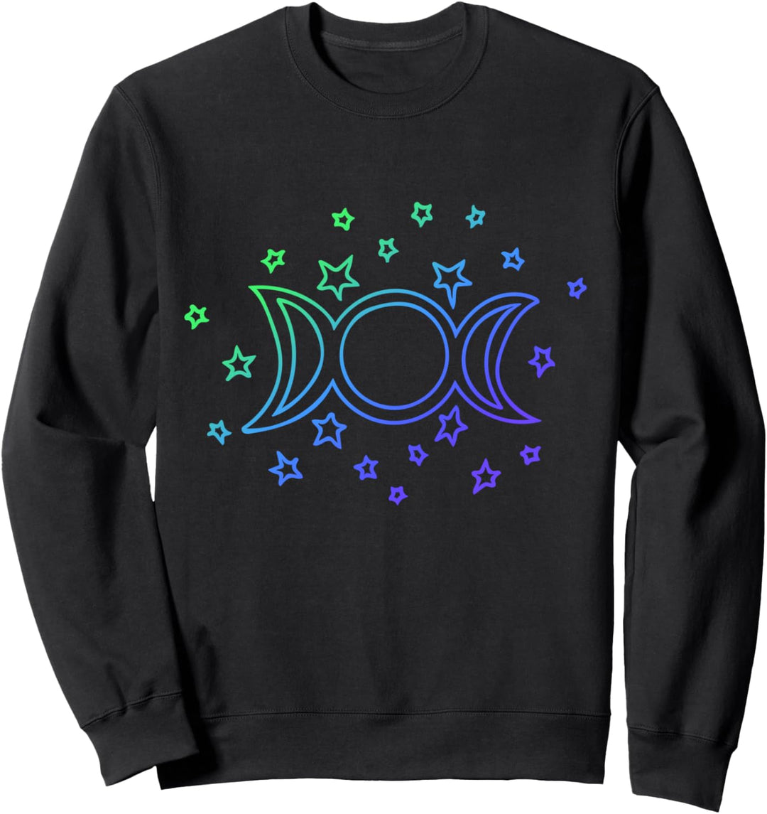 Triple Moon Goddess Symbol Sweatshirt