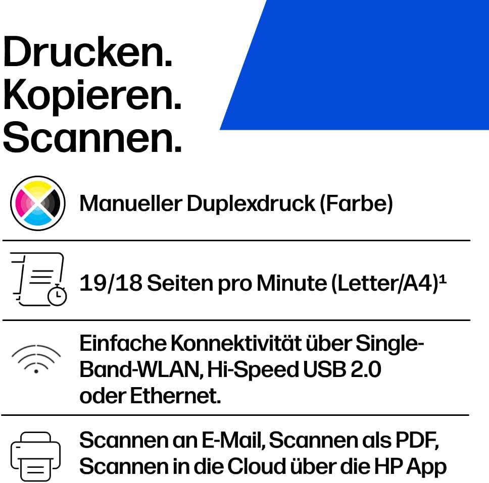 HP Color Laser 178nwg Multifunktions-Farblaserdrucker (Drucker, Scanner, Kopierer, WLAN, Airprint),