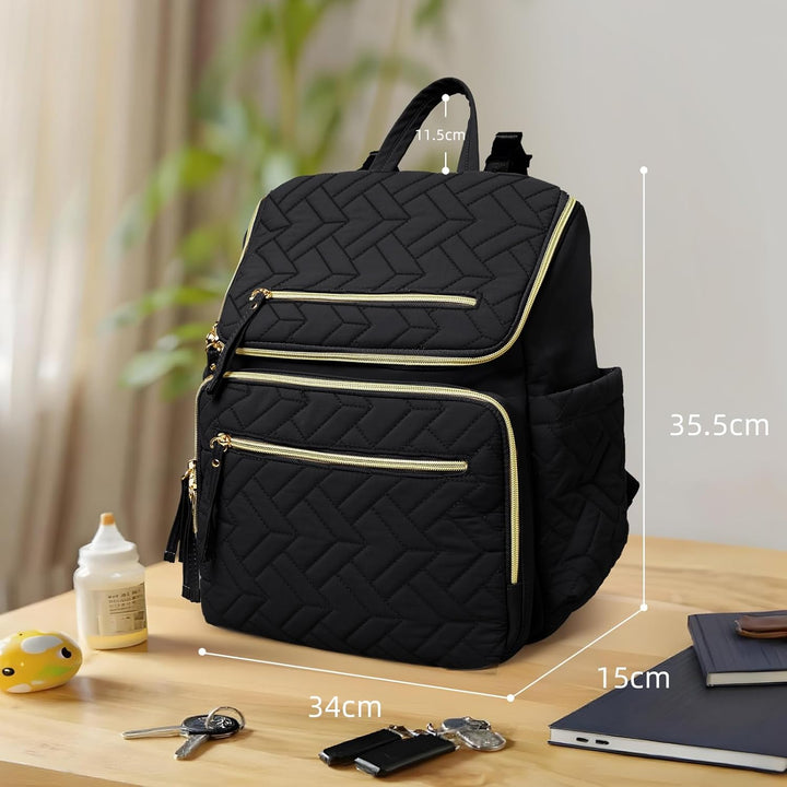 MISSFONG Baby Wickelrucksack Wickeltasche, Wickelrucksack Gross Babytaschen Rucksack Lässig mit Mult