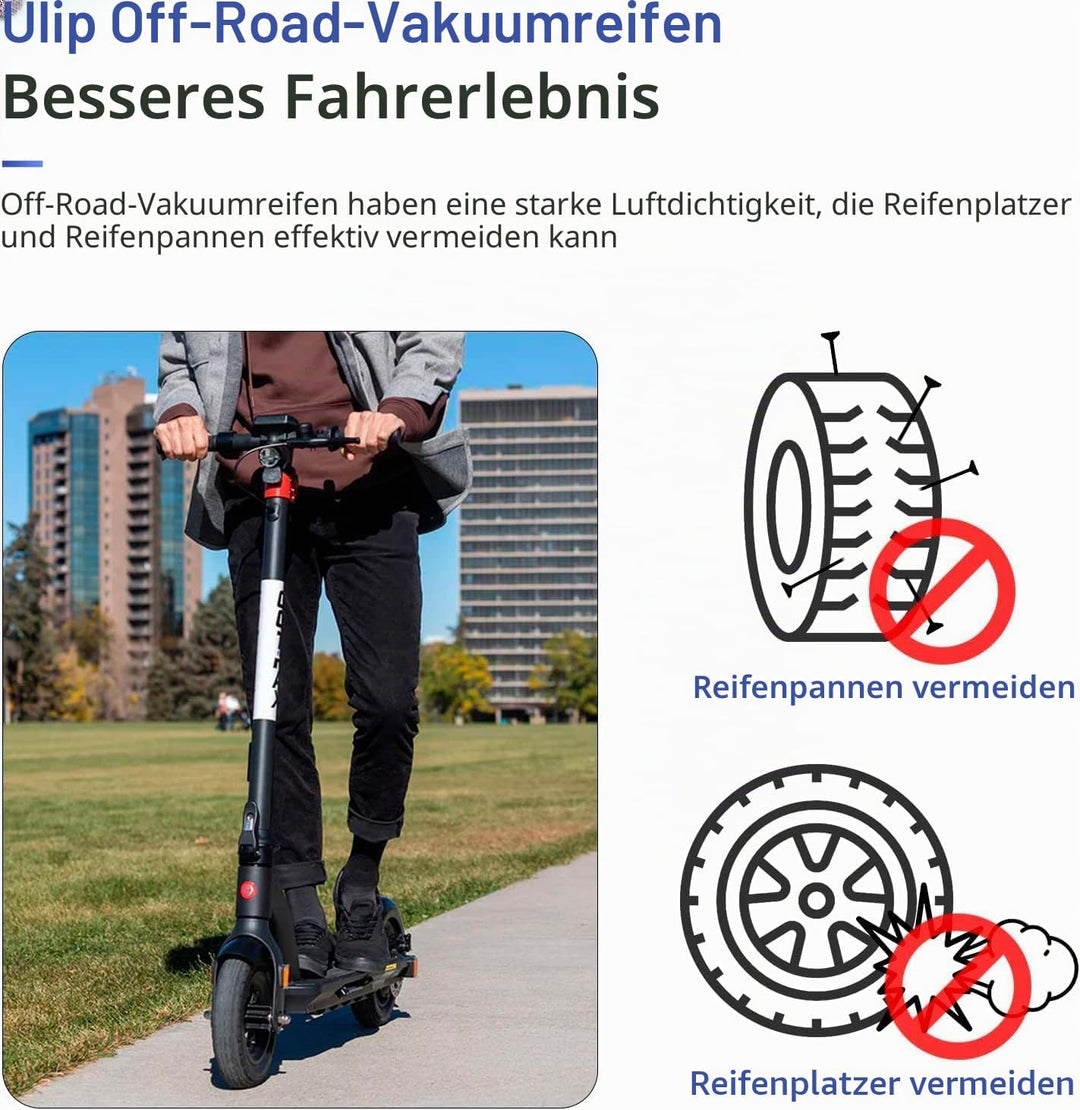 10x2,75-6,5 Offroad-Tubeless-Reifen 10 Zoll dicker Ersatzreifen für KuKirin G3/G2 Master Speedway 5